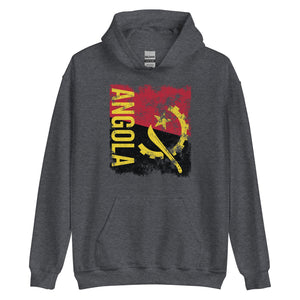 Angola Flag Distressed Hoodie