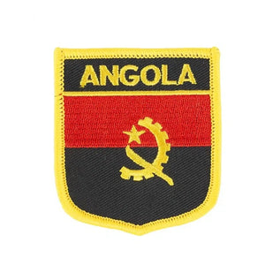 Angola Flag Patch - Sew On/Iron On Patch