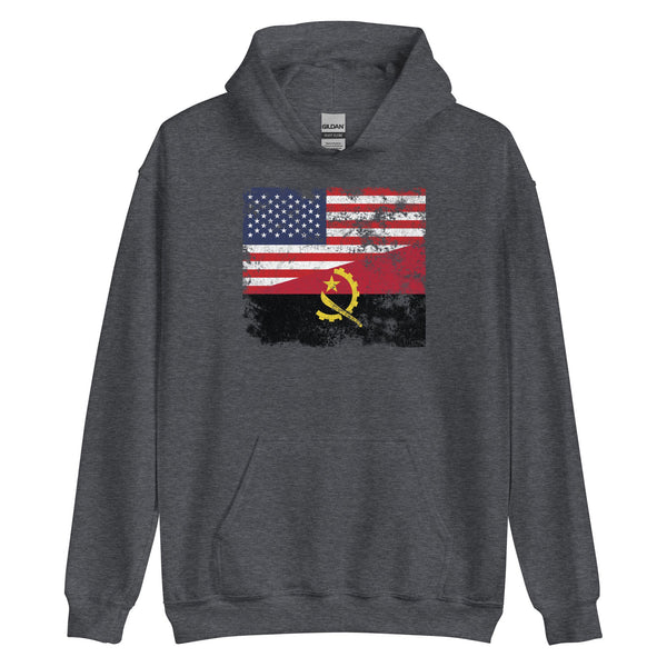 Angola USA Flag Hoodie