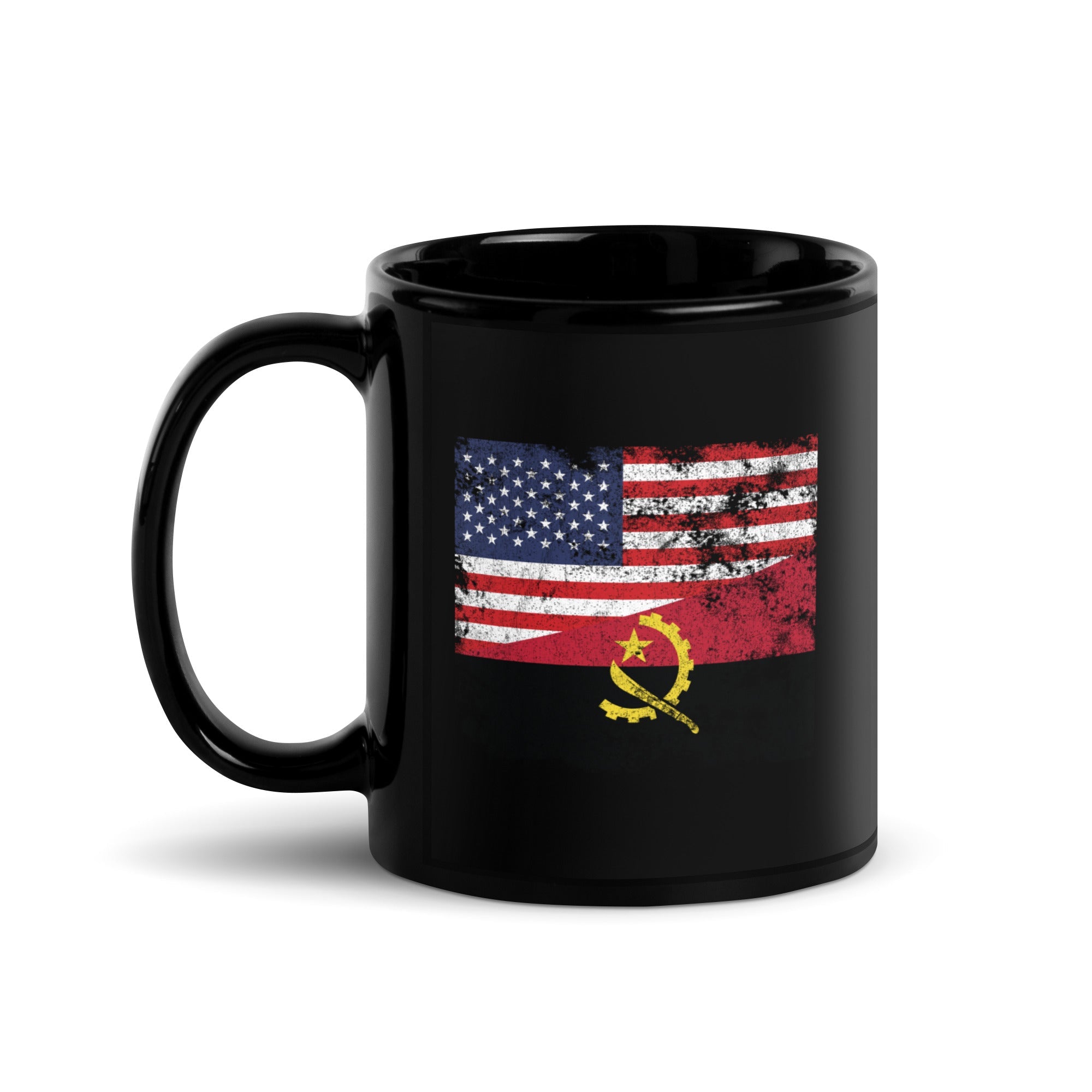 Angola USA Flag Mug