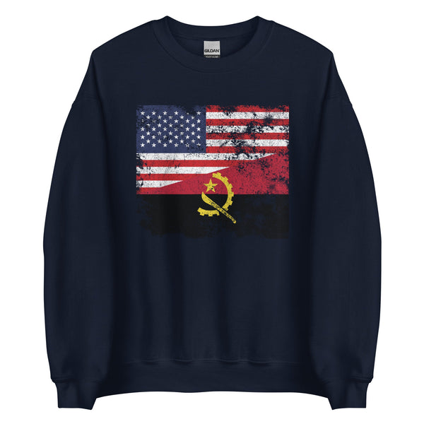 Angola USA Flag Sweatshirt