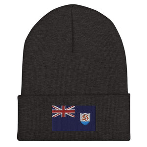 Anguilla Flag Beanie - Embroidered Winter Hat