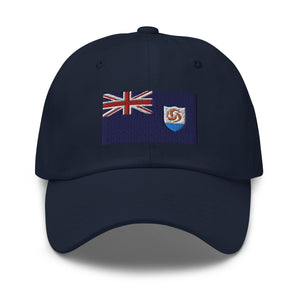 Anguilla Flag Cap - Adjustable Embroidered Dad Hat
