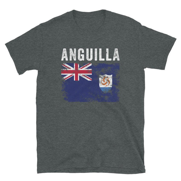 Anguilla Flag distressed Anguillan Flag T-Shirt