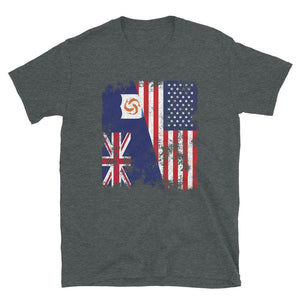 Anguilla USA Flag - Half American T-Shirt