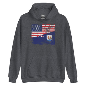 Anguilla USA Flag Hoodie