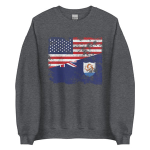 Anguilla USA Flag Sweatshirt