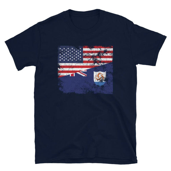 Anguilla USA Flag T-Shirt