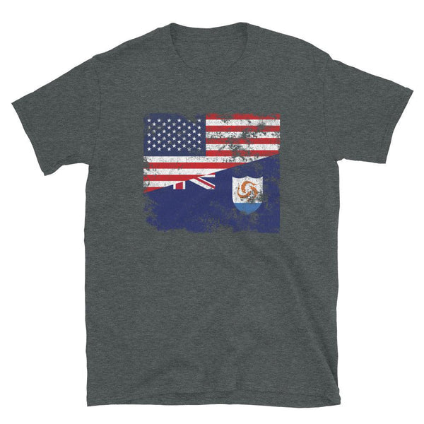 Anguilla USA Flag T-Shirt