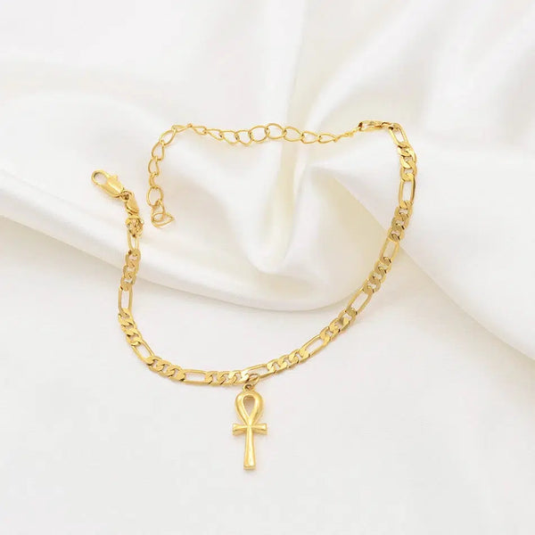 Ankh Cross Anklet