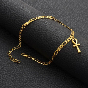 Ankh Cross Anklet