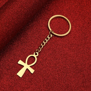 Ankh Cross Keychain