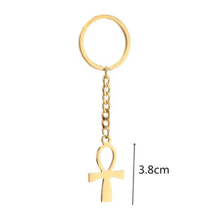 Ankh Cross Keychain