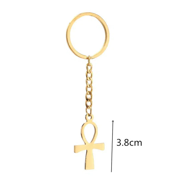 Ankh Cross Keychain