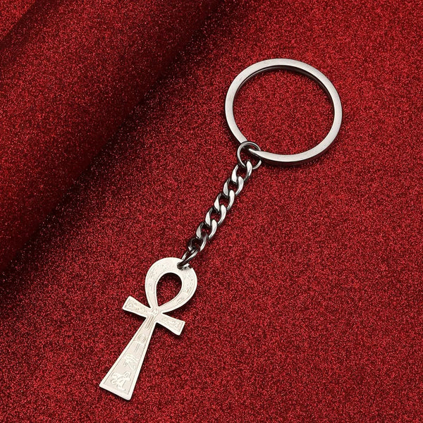 Ankh Cross Keychain