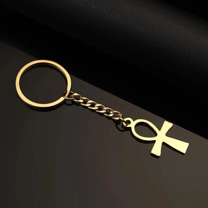 Ankh Cross Keychain