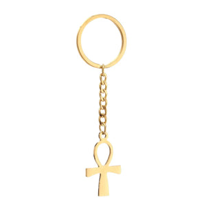 Ankh Cross Keychain