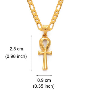 Ankh Cross Pendant Necklace