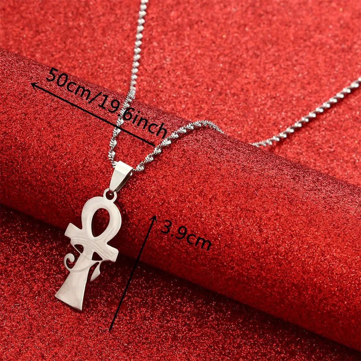 Ankh Cross Pendant Necklace - Flag Nation