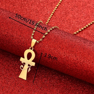 Ankh Cross Pendant Necklace