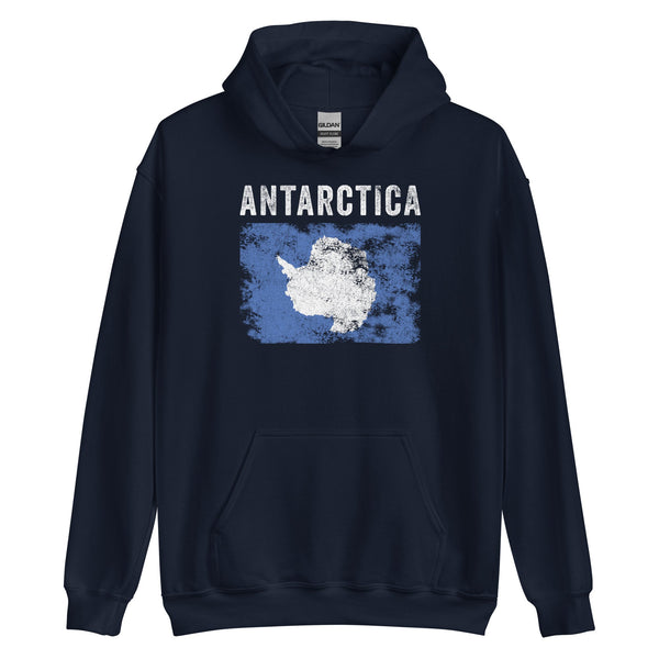 Antarctica Flag Vintage - Antarctic Flag Hoodie