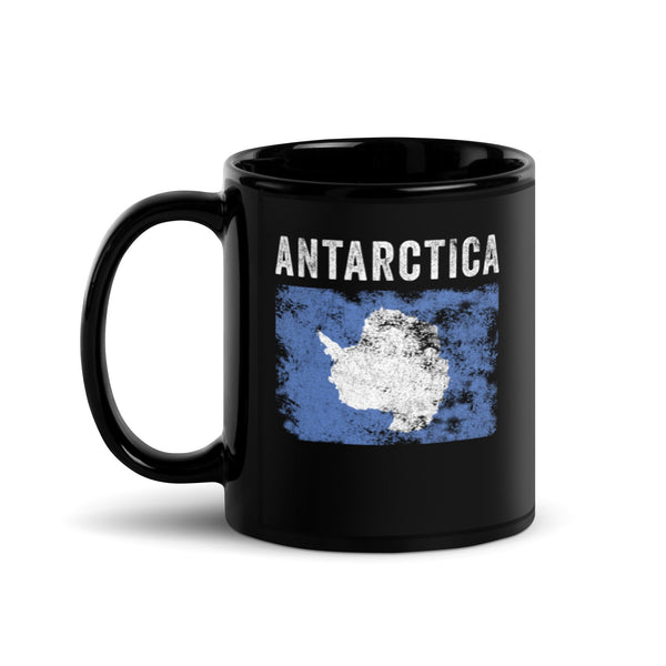 Antarctica Flag Vintage - Antarctic Flag Mug