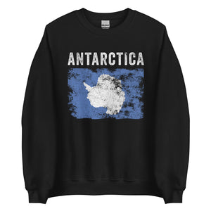 Antarctica Flag Vintage - Antarctic Flag Sweatshirt
