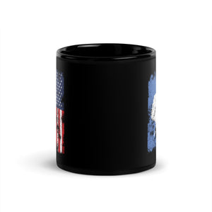 Antarctica USA Flag - Half American Mug