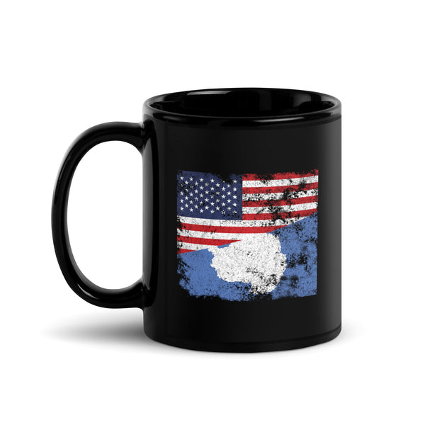 Antarctica USA Flag Mug