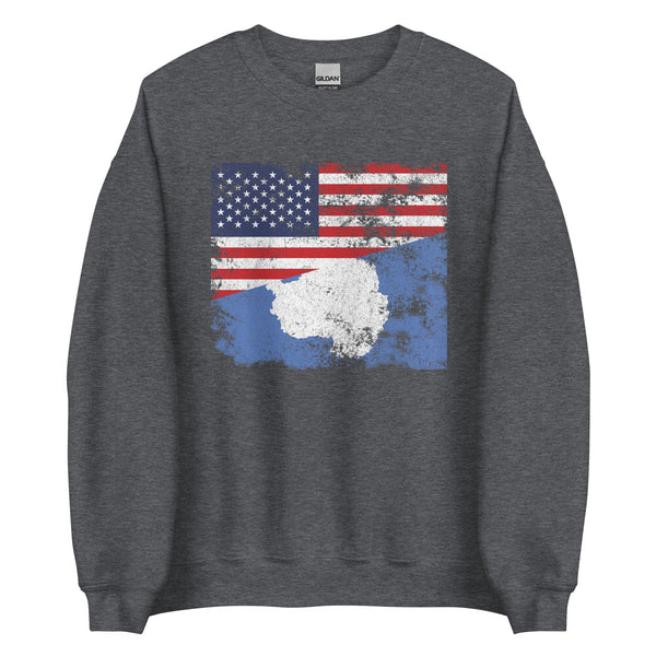 Antarctica USA Flag Sweatshirt