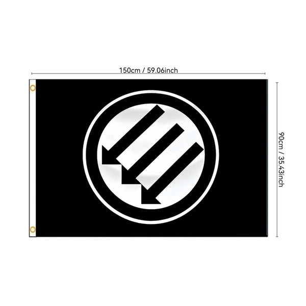 Anti-Fascist Flag - 90x150cm(3x5ft) - 60x90cm(2x3ft) - Antifa Flag