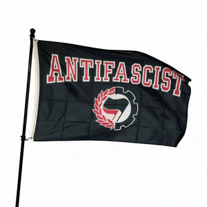 Antifa Flag - 90x150cm(3x5ft) - 60x90cm(2x3ft) - Antifascist Flag