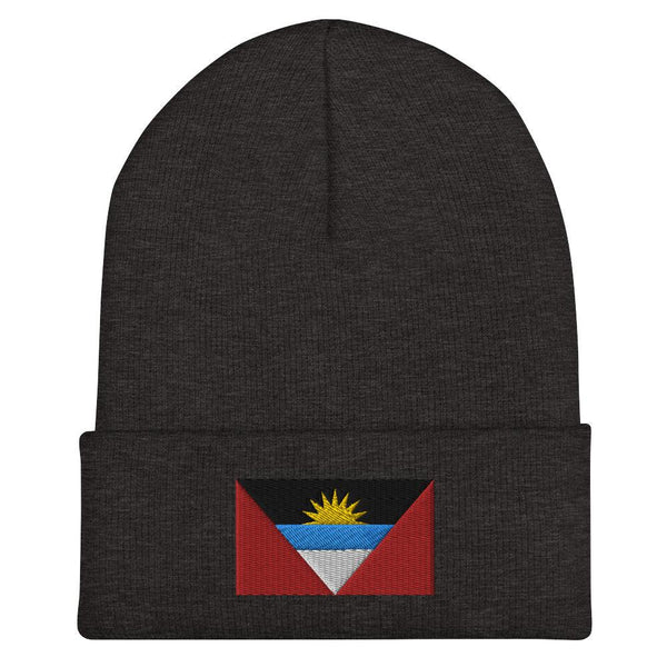 Antigua & Barbuda Flag Beanie - Embroidered Winter Hat