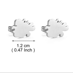 Antigua and Barbuda 268, Saint Lucia 758 Stud Earrings