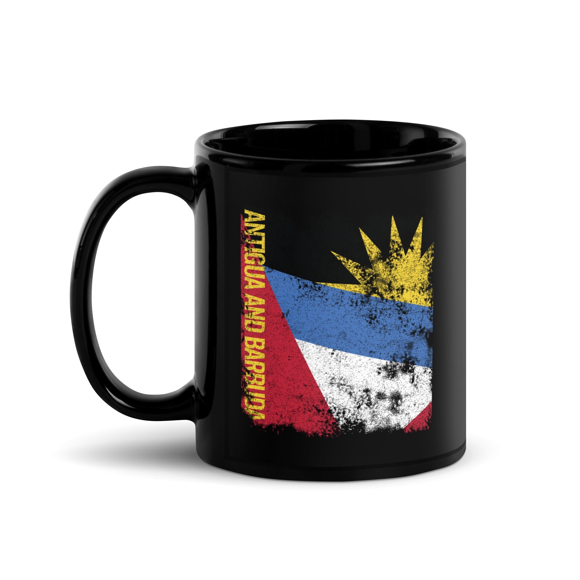 Antigua and Barbuda Flag Distressed Mug