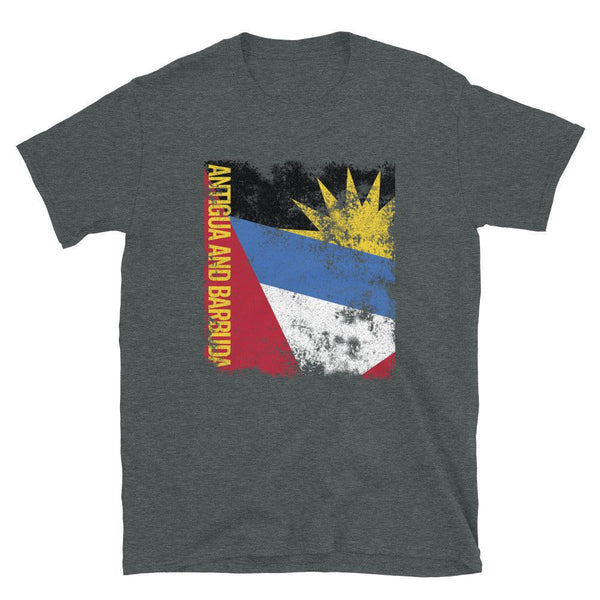 Antigua and Barbuda Flag Distressed T-Shirt