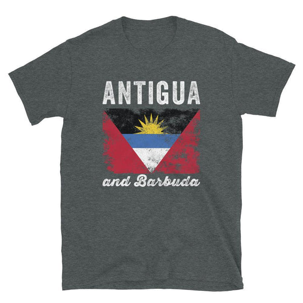 Antigua and barbuda Flag Distressed T-Shirt