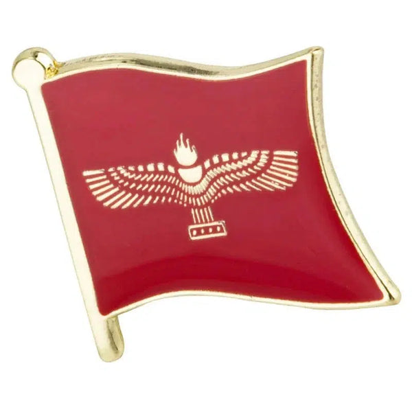 Aramean Flag Lapel Pin - Enamel Pin Flag