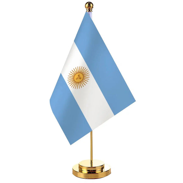 Argentina Desk Flag - Small Office Table Flag