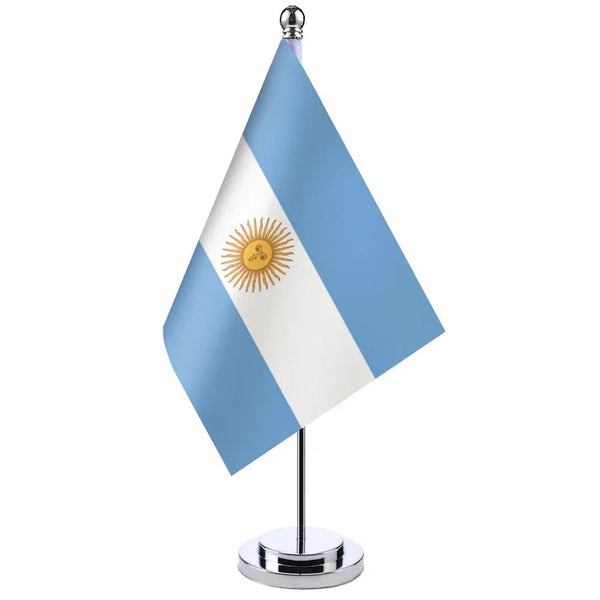 Argentina Desk Flag - Small Office Table Flag