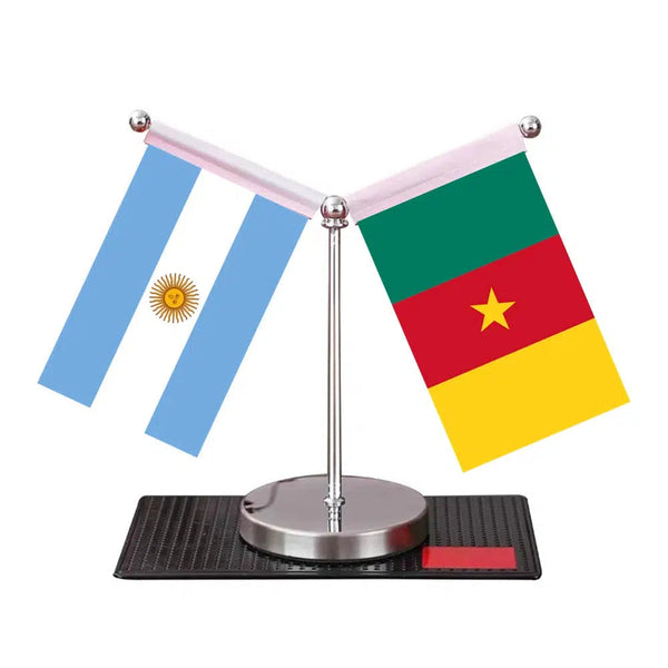 Argentina Eritrea Desk Flag - Custom Table Flags (Mini)