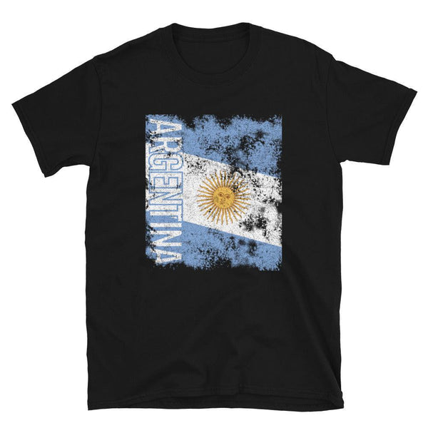 Argentina Flag Distressed T-Shirt