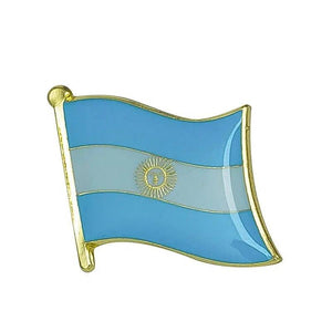 Argentina Flag Lapel Pin - Enamel Pin Flag