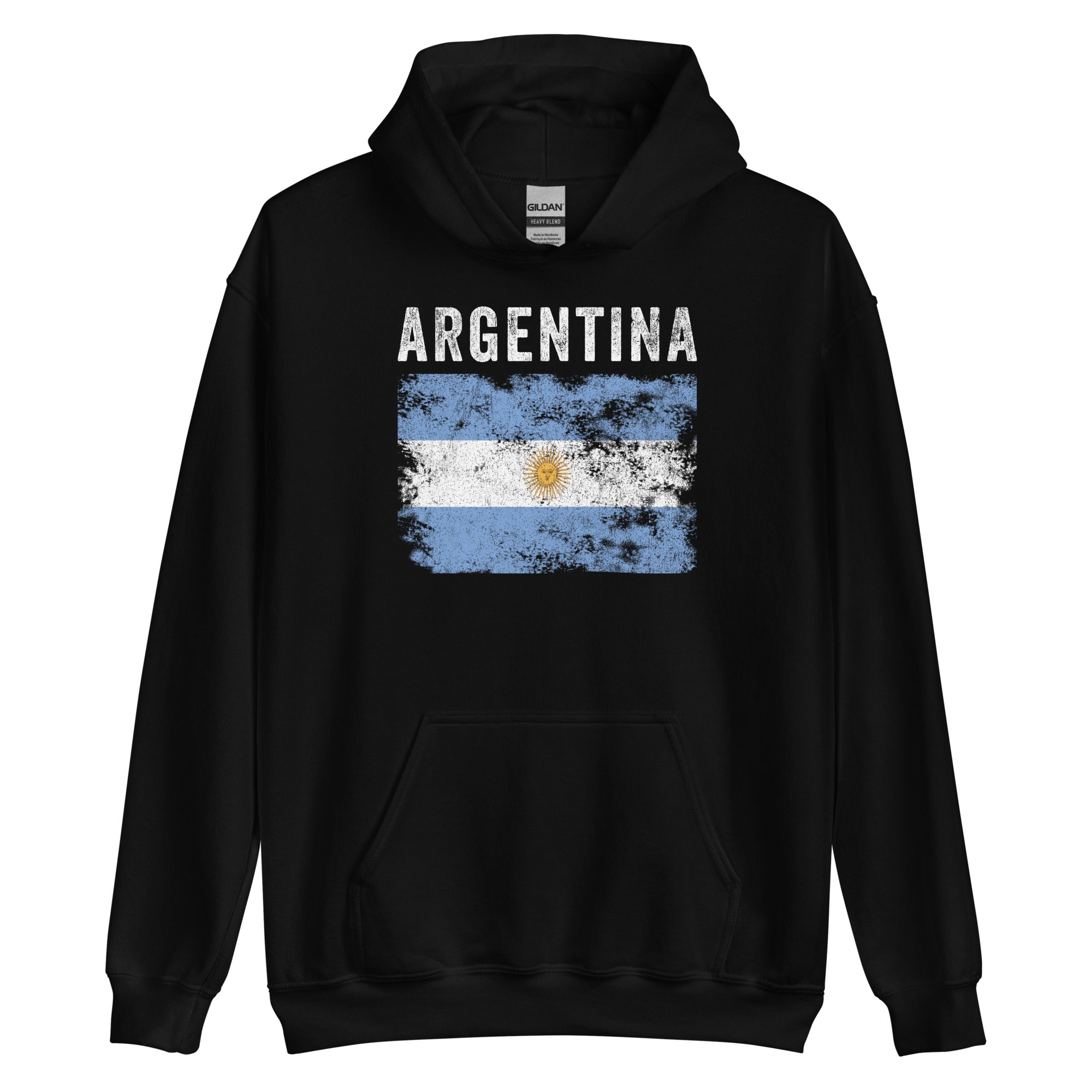 Argentina Flag Vintage Argentinian Flag Hoodie
