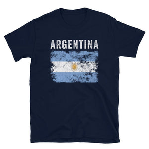 Argentina Flag Vintage Argentinian Flag T-Shirt