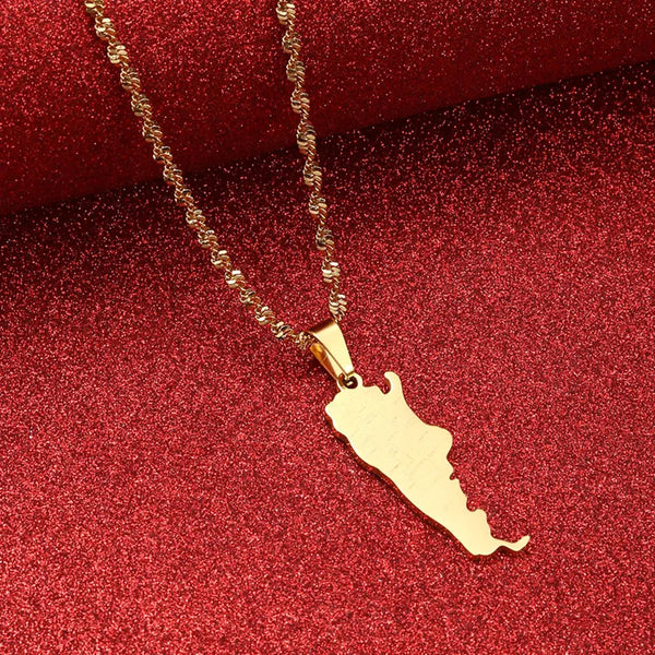 Argentina Map Necklace