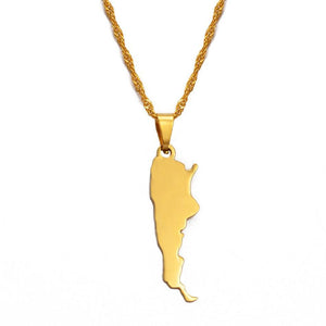 Argentina Map Necklace