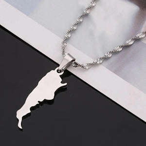 Argentina Map Necklace