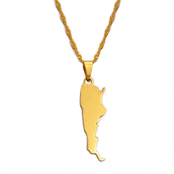 Argentina Map Necklace