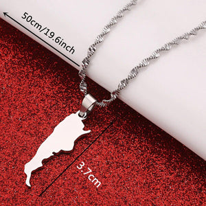 Argentina Map Necklace